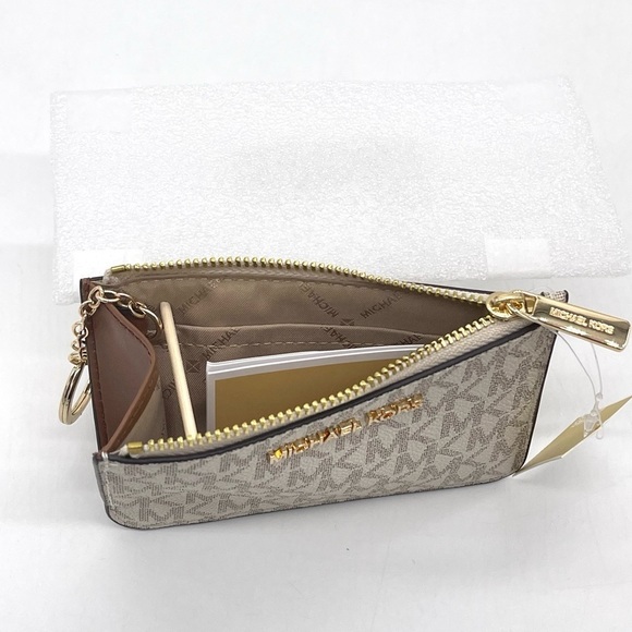 Michael Kors EW Zip Chain Xbody Bag & Small Top Zip Coinpouch w/ID - Picture 5 of 13